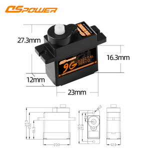 Dişli 9g Servo sürekli rotasyon Robot Servo 90mg mikro boy Metal RC Model uçak SG90 9G mikro servo Motor pil plastik