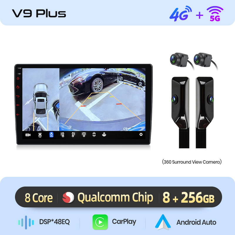 V9 plus +360 CAM negro (8+256GB)
