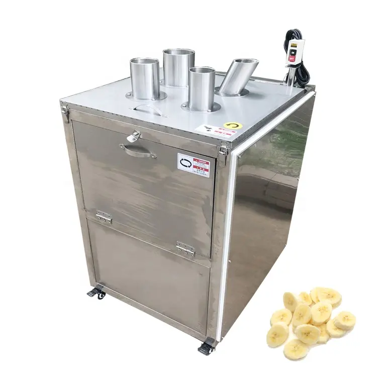 Filipinas chips de plátano máquina de corte chips de plátano cortadora de papas fritas rebanada de la máquina de corte