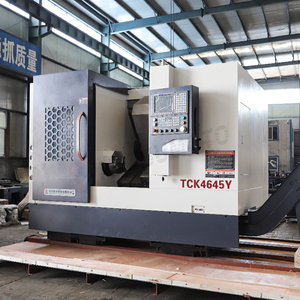 Máquina de torno de cama inclinada CNC pesada TCK4645/TCK4645Y con sistema de control Fanuc para metal de servicio medio Horizontal C Axis Y Axis - Product Image 2