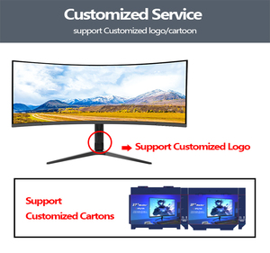 Vendita calda da 49 pollici 4K curvo HDR Monitor da tavolo ad alta risoluzione per Computer LCD con luminosità e altoparlante incorporato - Product Image 6