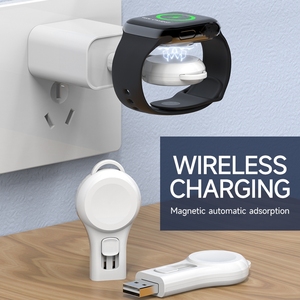 Mini Portable Magnetic Wireless Charger for <strong>Apple</strong> Watch 9 8 7 6 5 <strong>4</strong> <strong>SE</strong> 3 USB C Charging for IWatch Type-C Travel Watch Chargers - Product Image 2