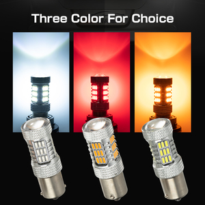 หลอดไฟ Led Bombillo Led 7443 24V Ba15d,หลอดไฟ Led Super Canbus 1156สำหรับไฟเลี้ยวไฟท้ายโรงงานในจีน - Product Image 6