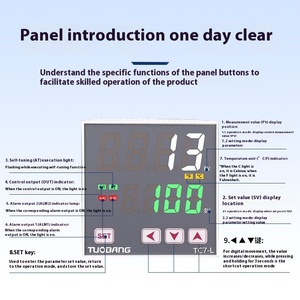 Controlador de temperatura inteligente TC7S/M/H/L, controlador de pantalla Digital PID con relé de E/S Universal SSR 0-10V 4-20mA 24Vdc - Product Image 4
