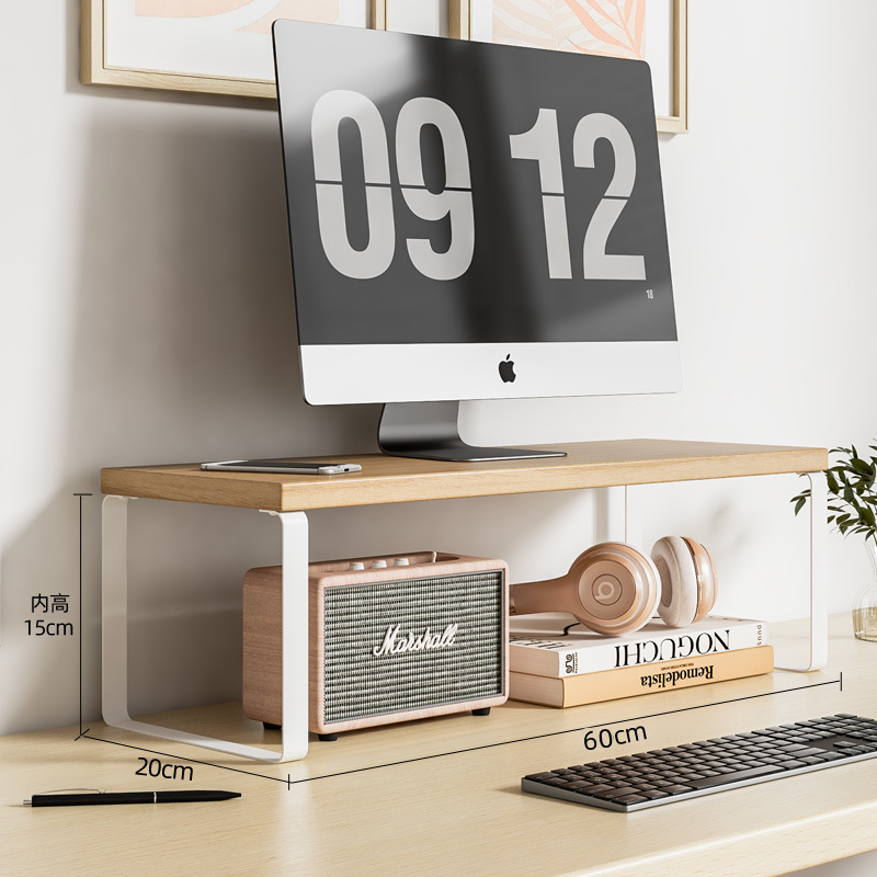 Solid wood white frame, 60*20*16.5cm