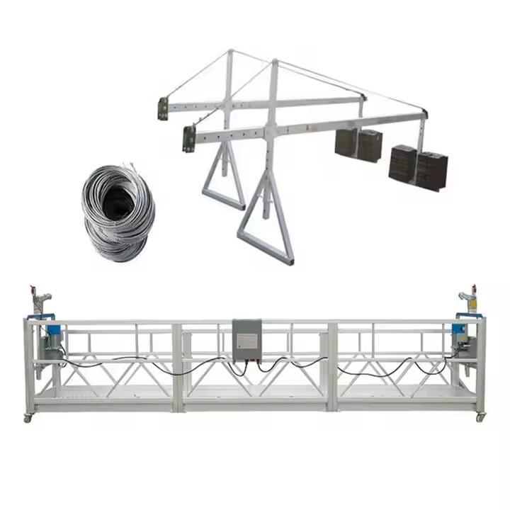 Plateforme suspendue en alliage d'aluminium