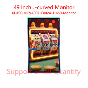 Monitor LCD curvo en J con interfaz DP de 49 pulgadas con LED de acrílico de marco completo - Product Image 3