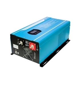 Inversor SOLAR DE SALIDA dual de fase dividida 3000W 12V24V/48VDC a AC110V/220V LCD Doble CPU tecnología de control inteligente
