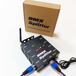 New 2.4GHz DMX512 Wireless Signal Splitter Amplifier <strong>8</strong>-<strong>Way</strong> <strong>Controller</strong> for <strong>LED</strong> Lighting Dimmers Console-12V Voltage - Product Image 1