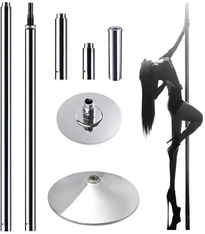 Venta al por mayor profesional Stripper Pole Spinning estático portátil extraíble Dance Pole Dance Kit para ejercicio Club Party Pub Home