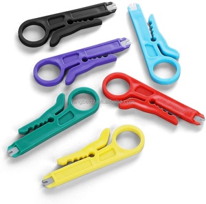 CAM BO Mini <strong>Cutter</strong> Network Cable Rj45 Wire Stripper Knife Crimper Pliers Kit Wire Punch Hand Stripping Tools - Product Image 4