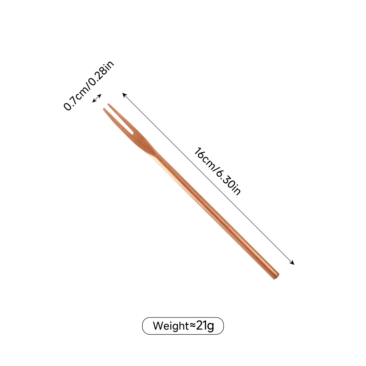 16cm-rose gold