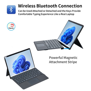 Surface Pro 9无线键盘，带触摸板背光可充电和可拆卸键盘，适用于微软Surface Pro X Pro 8 BT - Product Image 2