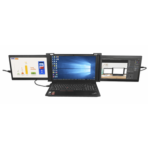 FOPO 13.3 Inch Triple Screen Laptop LCD <strong>Computer</strong> <strong>Monitors</strong> <strong>with</strong> <strong>Multiple</strong> Ports Extended Screen Laptop - Product Image 1