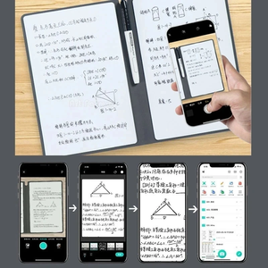 A5 riutilizzabile Whiteboard Notebook Memo Book con penna lavagna bianca gratuita che cancella tessuto settimanale Budget Planner Notebook portatili - Product Image 4