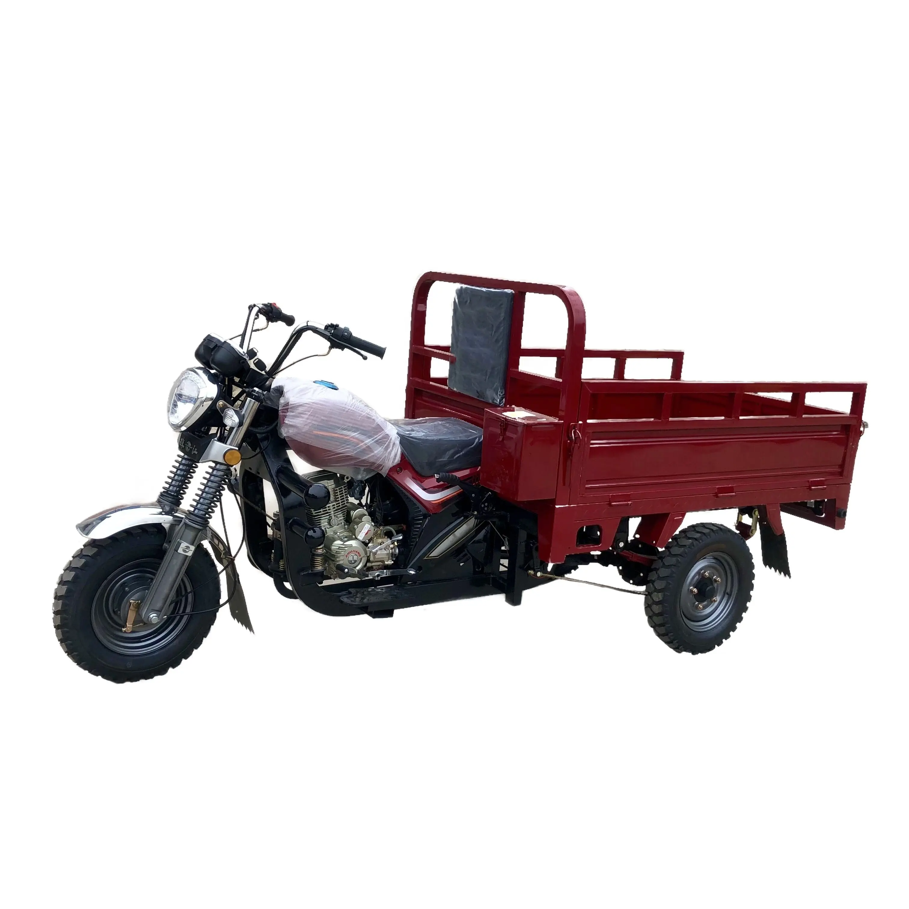 2024 China Hot Sale 150cc 200cc Three Wheel Tricycle Motorized Motorcycle Cargo Tricycle