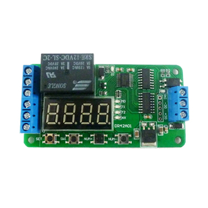 DR42A01 relè di temporizzazione a doppio canale 12V Display digitale DPDT0.1-9999 multifunzione Timer di ritardo relè interruttore di controllo del tempo relè - Product Image 1