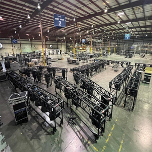 2023 Topfinger Alta qualidade Dj Concerto Evento Estágio Luzes Rigging Caixa De Alumínio Preto Iluminação Quadrado Pré Rig <span class=keywords><strong>Truss</strong></span> - Product Image 4