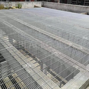 现代平板镀锌钢格板耐用碳钢建筑，用于人行道排水系统制造金属建筑 - Product Image 4
