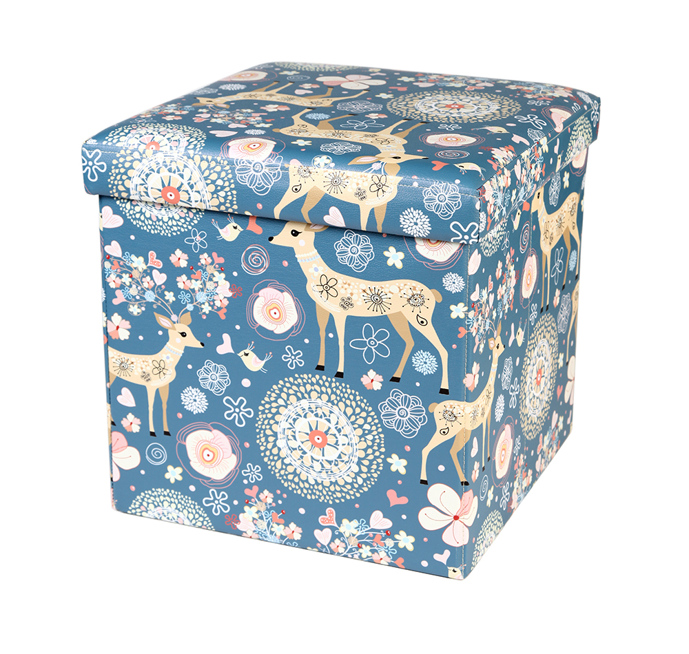 leather storage ottoman and foldable stool dream deer new counter ottoman livingroom high quality ottoman