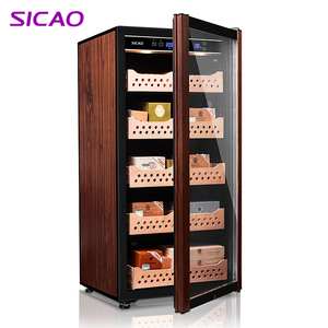 Refrigerated ความชื้นตู้เย็นควบคุมจอแสดงผล Humidor เงียบไฟฟ้าซิการ์ไวน์ตู้ตู้เย็นออสเตรเลีย - Product Image 1