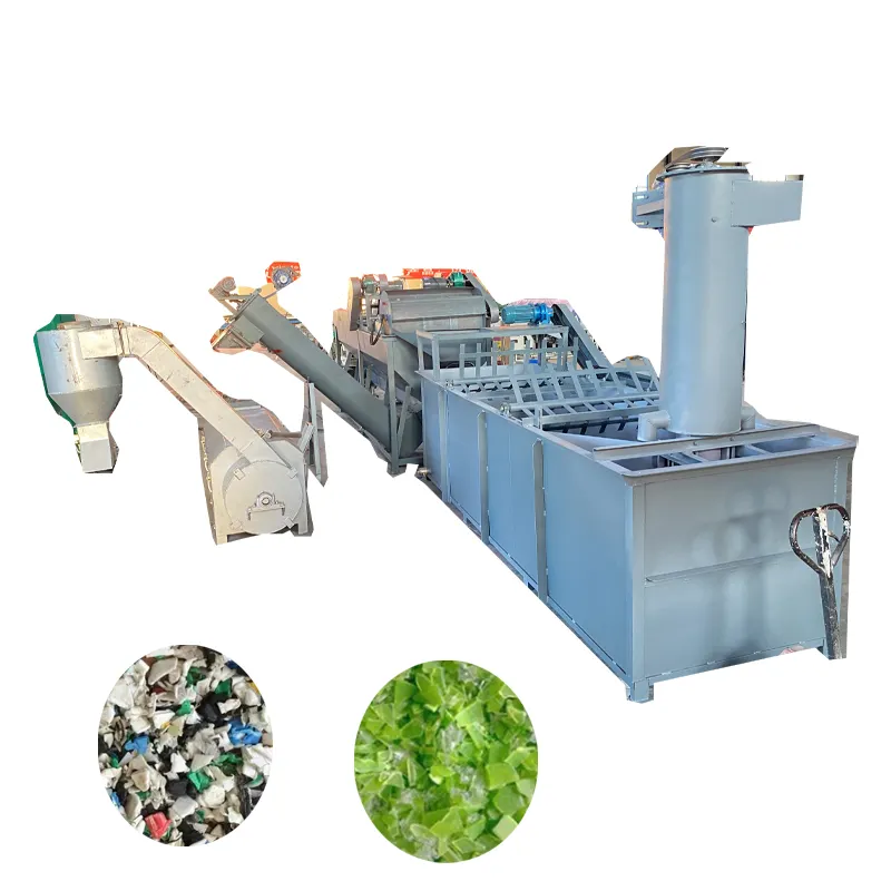 Automatische neue Kunststoff recycling maschine/pp pe Film beutel Wasch linie Plastiktüte/Flasche zerkleinerte Waschmaschine Linie