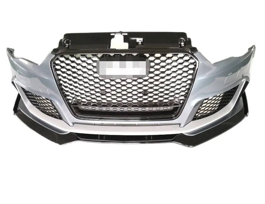 Bumper Suku Cadang Mobil dengan Kisi Kit Bodi Depan Bibir Depan Rs3 untuk Audi A3/S3 2013-2015 Tahun