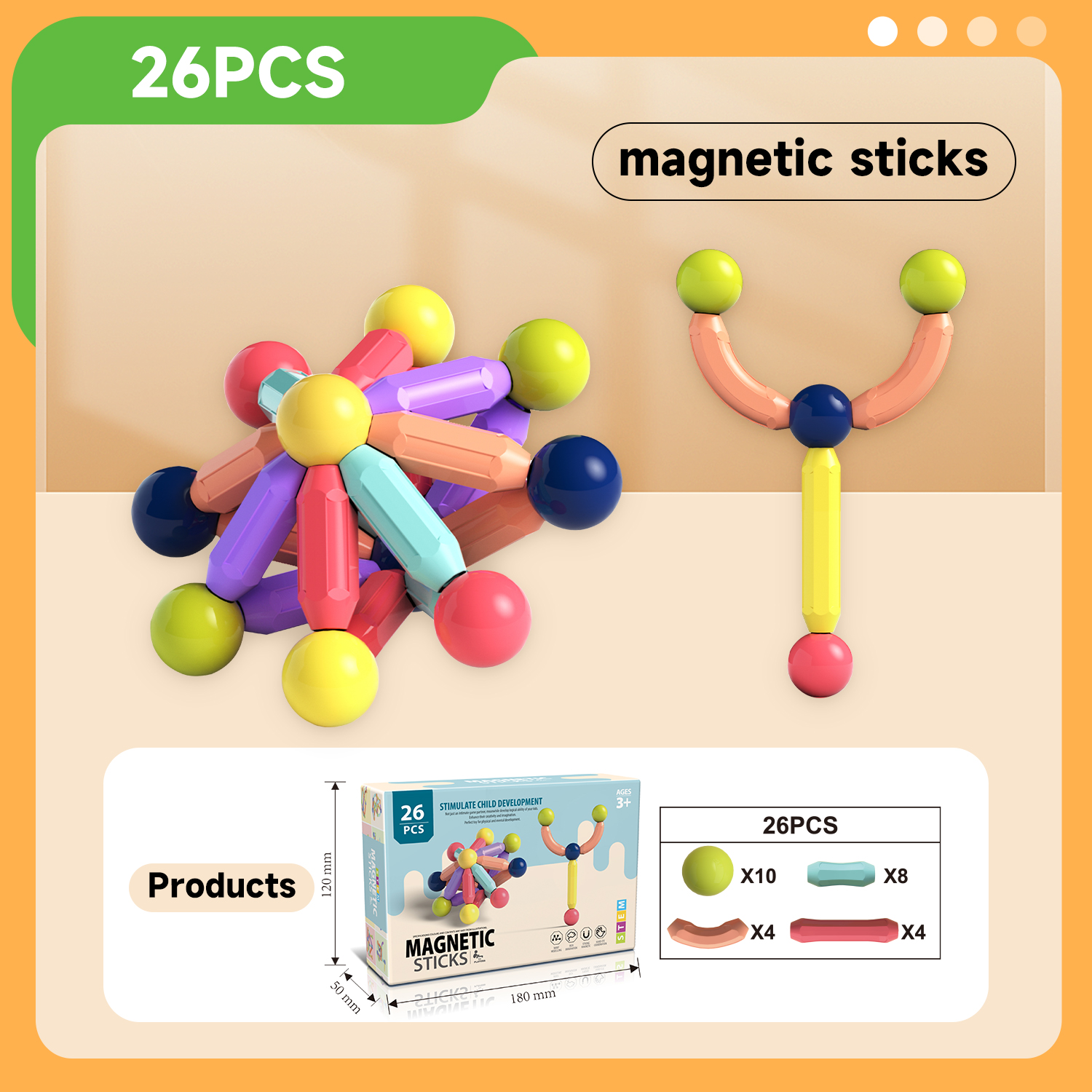 26 pièces/ensemble-BY901121