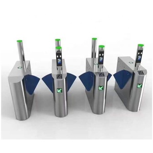 Single Access Speed Flap Barrier Drehkreuz Verkehrs management Zugangs kontroll system Flügel drehkreuz - Product Image 1