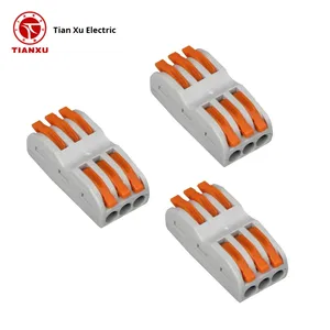 Spl-3 push-loại Docking parallelizer dây Splitter nhanh chóng khối thiết bị đầu cuối 3-trong 3-out kết nối 10A Đánh giá hiện tại 10 mảnh Bộ - Product Image 1