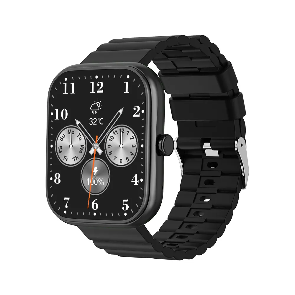 Relógio inteligente T34 BT 1.83" Super Grande Tela Relógio inteligente rastreador fitness 100+ Rosto à prova d'água Smartwatch inteligente