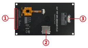 ST7796โมดูล SPI แบบ capacitive ขนาด4.0นิ้ว - Product Image 5