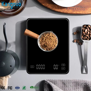 Benutzer definiertes Logo Hochpräzises kleines LCD-Display 3kg/0,1g Küchen-Blance-Espresso-Digital kaffee waage mit Timer - Product Image 2