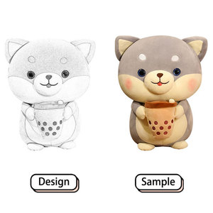2023 OEM ตุ๊กตาผ้ากำมะหยี่นุ่มสำหรับเป็นของขวัญทำจากผ้ากำมะหยี่ออกแบบโลโก้ได้ตามต้องการ - Product Image 3