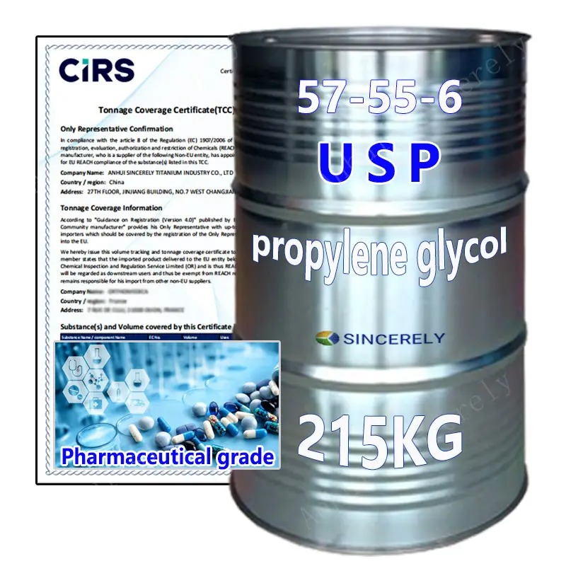High Quality Premium Propylene Glycol Pharmacy Grade