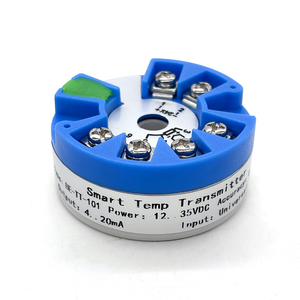 Head Mount Universal Input <strong>Analog</strong> <strong>Temperature</strong> Transmitter <strong>Module</strong> 4-20ma with USB Cable Programming - Product Image 1