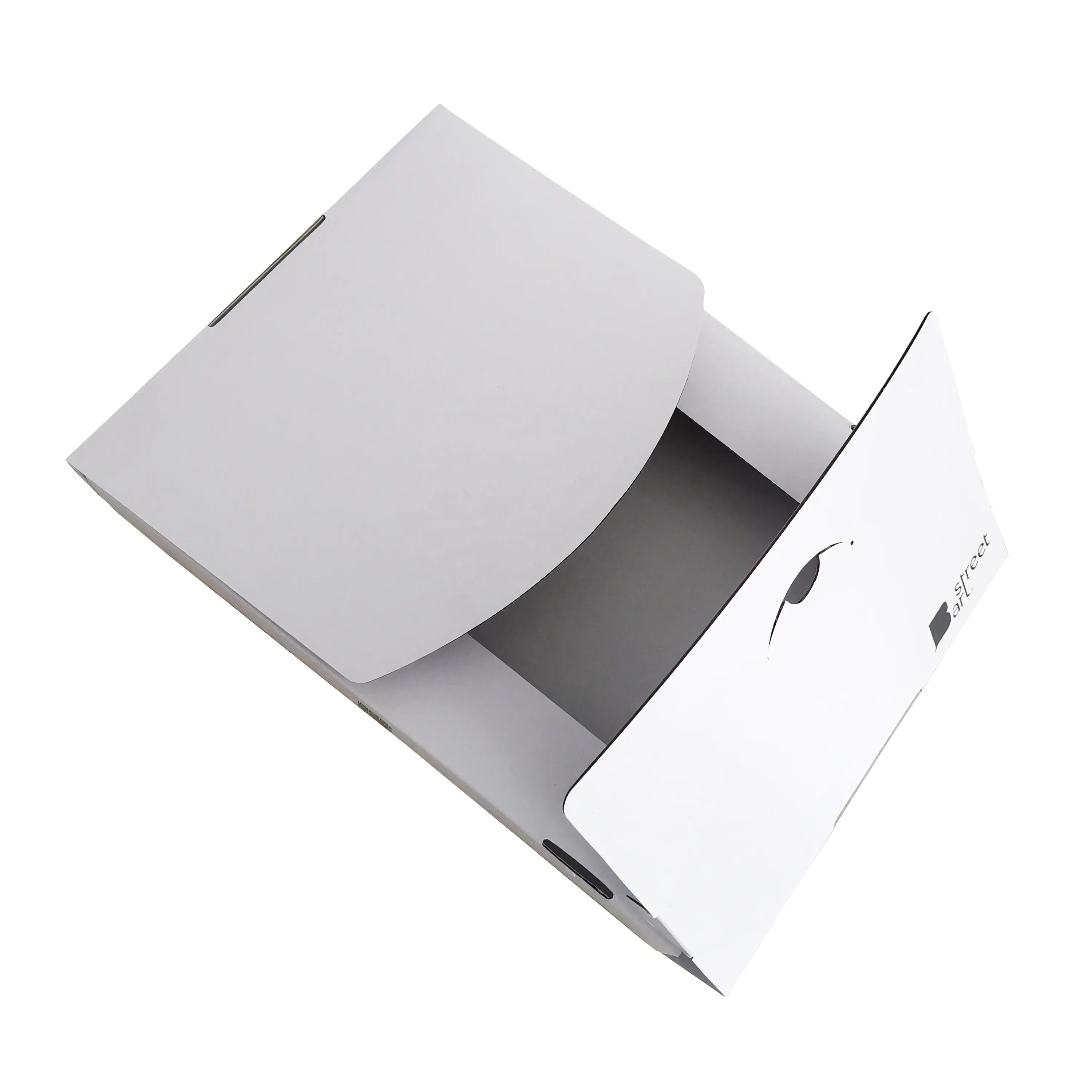 Изготовленный на заказ дизайн перерабатываемая счастливая коробка подарок гофрированный самолет коробка белый