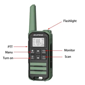 Baofeng Fr 22a Walkie Talkie portátil función de escaneo de canal Baofeng Fr 22a Radio bidireccional Frs de 2 vías 3 paquetes - Product Image 1