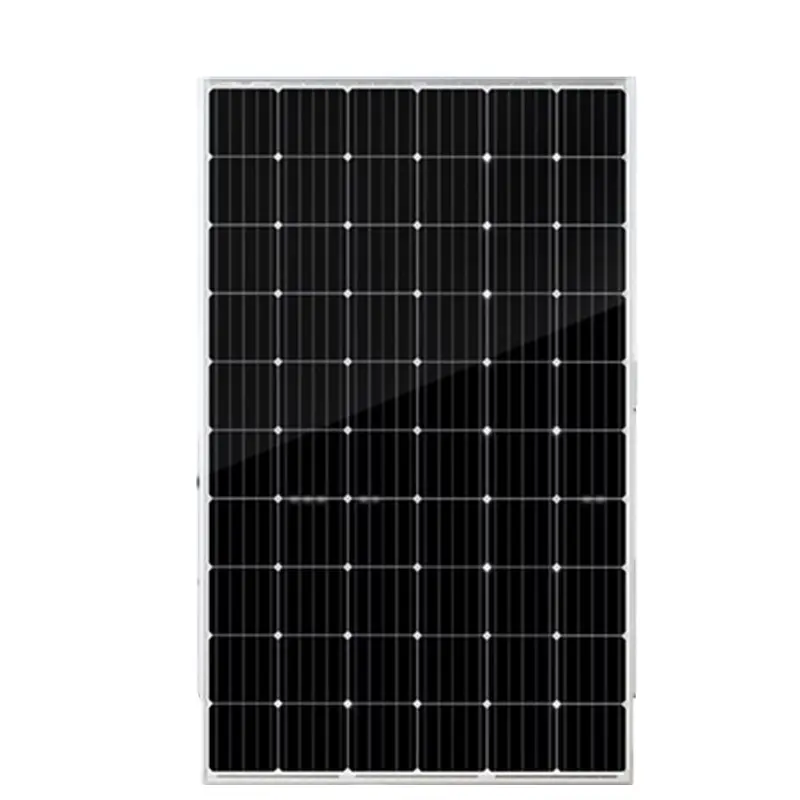 Instalación de paneles solares monocristalinos de 260W en el mercado de África
