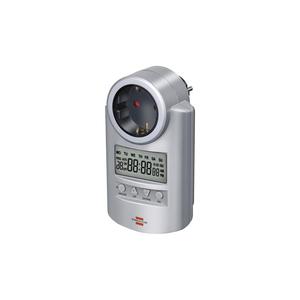 Brennenstuhl 1507500 цифровой таймер розетки, еженедельная программа, 3680 Вт IP20, функция обратного отсчета, (940910160044) - Product Image 1