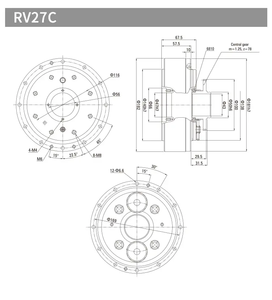 装配线用Rv精密减速齿轮减速器齿轮箱摆线减速器 - Product Image 6