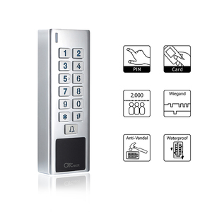 125kHz impermeabile IP67 wegand esterno lettore di prossimità RFID tastiera di controllo di accesso standalone - Product Image 2