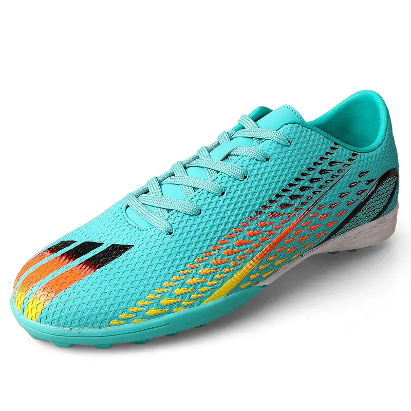 2023 nuevas botas de fútbol de Interior de césped deportivo de tobillo bajo, zapatos de fútbol de suela de Goma Baratos para hombres, talla 8 para hombres