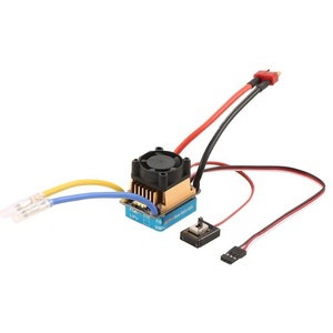 Rc 2-3 Lipo/6-9Nimh 60A двухрежимный щетчатый регулятор скорости ESC Регулятор с охлаждающим вентилятором для 1/10 Радиоуправляемый автомобиль - Product Image 2