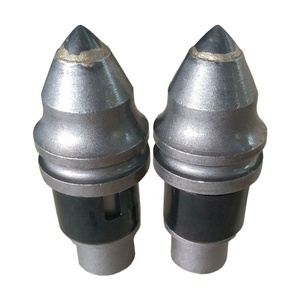 Round Shank <strong>Chisel</strong> <strong>Bits</strong> BKH78 Conical Cutting Tools with Bullet Teeth for Foundation Drilling - Product Image 3