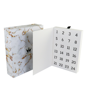 Groothandel noel Advent Kalender pembe kirpiklere Marvel doldurun kendi Mini noel numaraları çıkartmalar kart Advent takvimi mücevher kutusu - Product Image 4