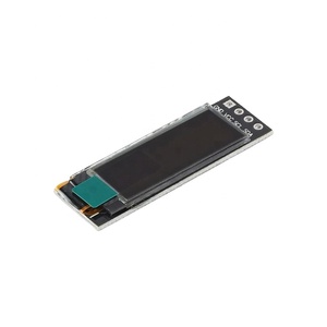 0,91 Zoll 128x32 OLED-Anzeige modul LCD-Modul Weiß IIC 12832 Ungelöteter Header SSD1306 Treiber für Arduino