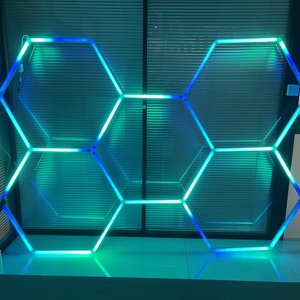 Gut verkaufte kunden spezifische Fernbedienung Hexagon Lighting RGB LED Arbeits scheinwerfer 12V