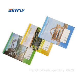 高品质文具和学校用品廉价散装练习册笔记本1a5学生定制打印学校笔记本 - Product Image 3