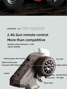 1/12 RC รถ MN78 2.4G 4WD ความเร็วสูง Off-road RC Crawler พร้อมไฟ LED 30 นาที RTR รีโมทคอนโทรลรถบรรทุก - Product Image 6